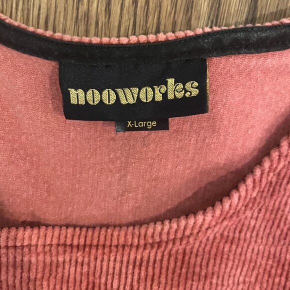 Nooworks Big Pocket Dress Rust Corduroy - Picture 3 of 3